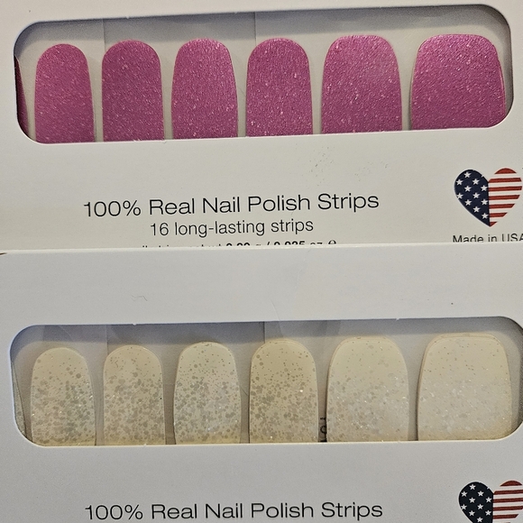 Color Street Nail Polish Strips -Retired 2 Set Bundle - Over the Moon & Showtime - Picture 2 of 3